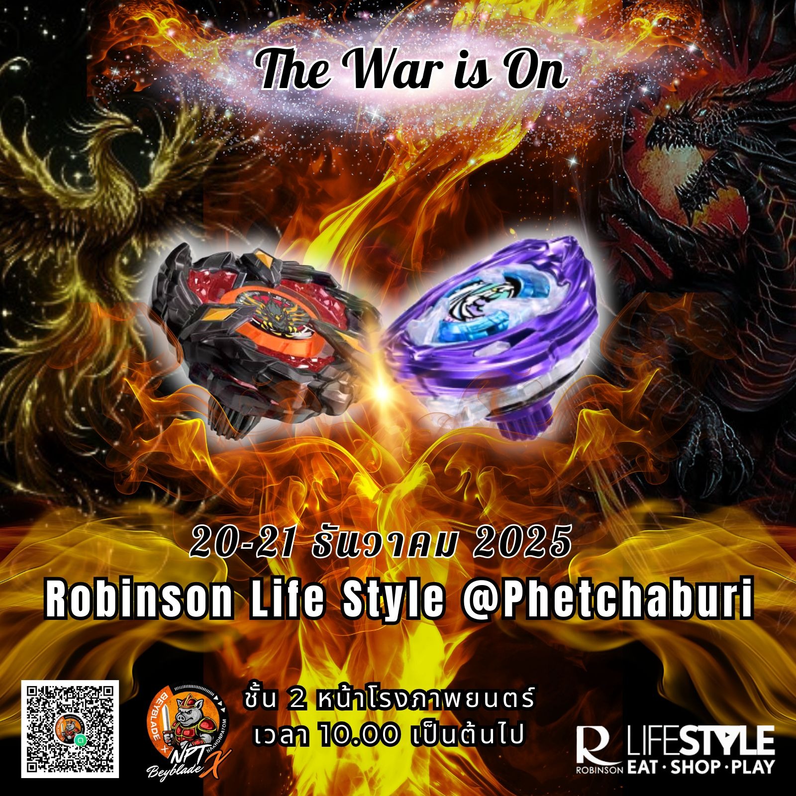 NPT Beyblade X The War Is On @Robinson Lifestyle Phetchaburi