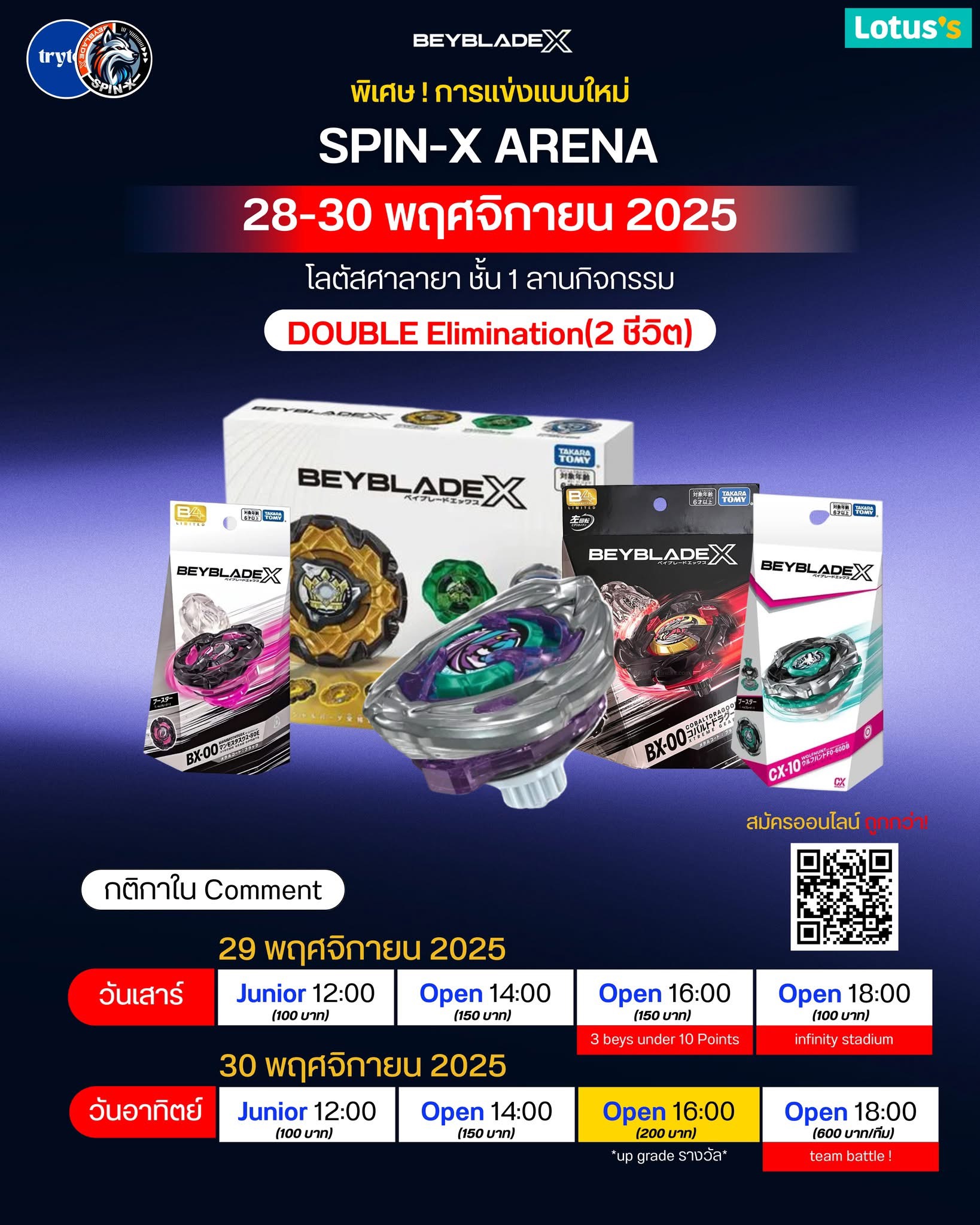 TRYTOY SPIN-X ARENA